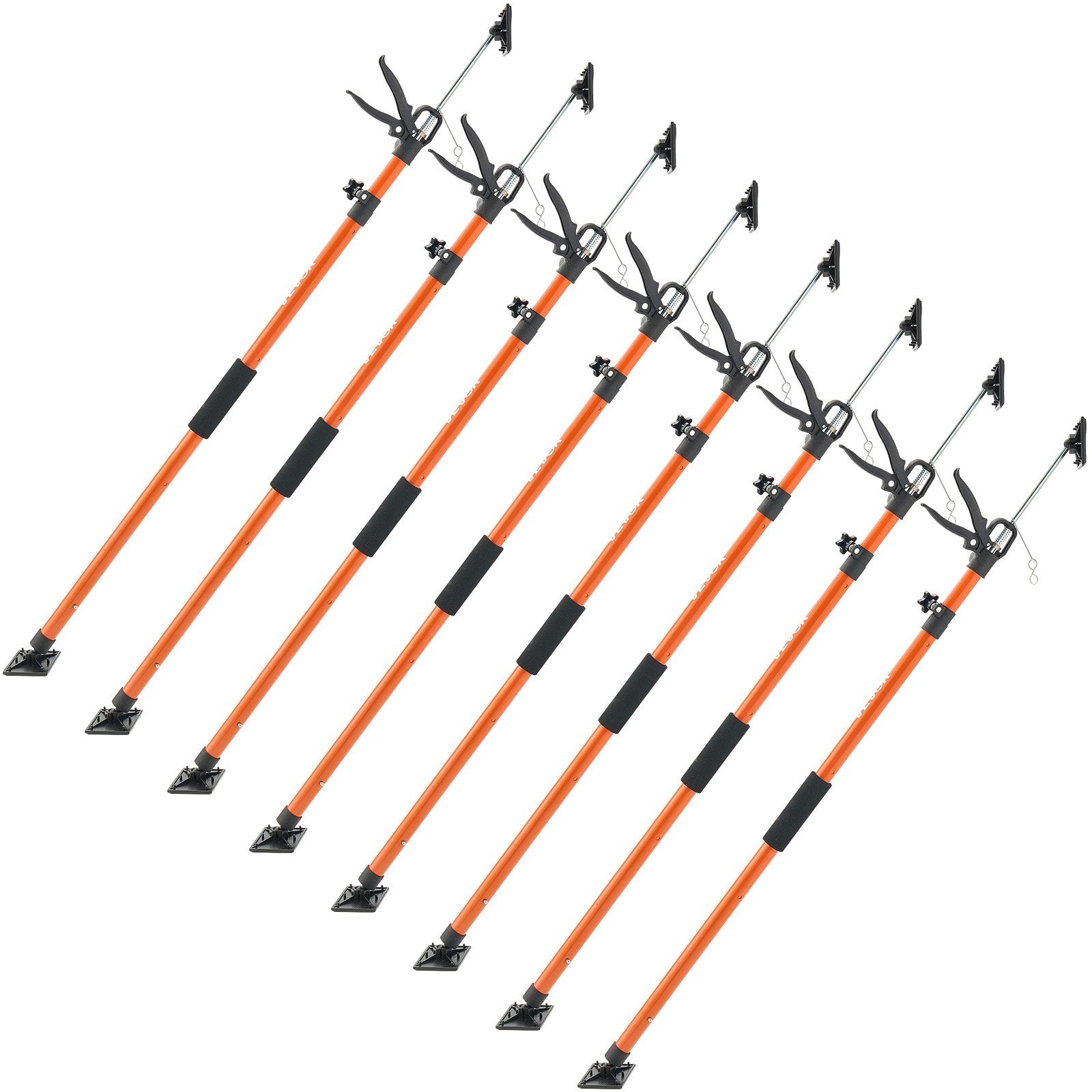 Teleskopinis atraminis strypas VEVOR JF-ZCG003-8114, 116–290 cm, 8 vnt.