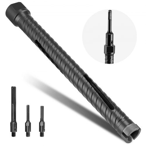 Deimantinė gręžimo karūna VEVOR 25 mm, 241 mm gręžimo gylio