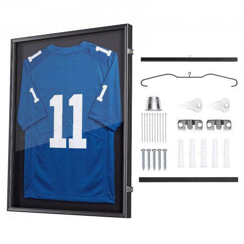 Sportinių marškinėlių rėmas-vitrina VEVOR ZSK-354-Y, 90 x 70 x 4 cm