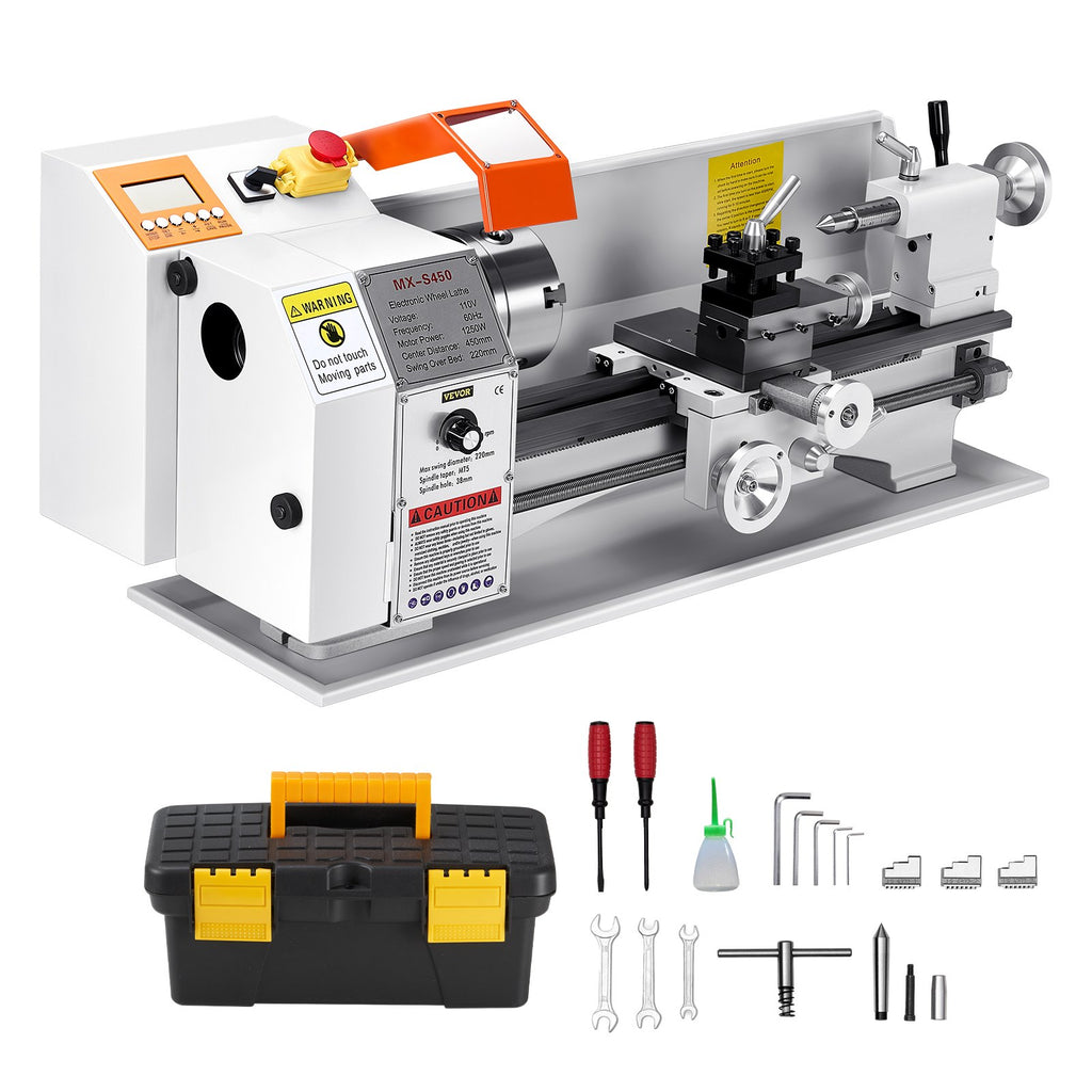 Metalo tekinimo staklės VEVOR MX-S450, 1250W