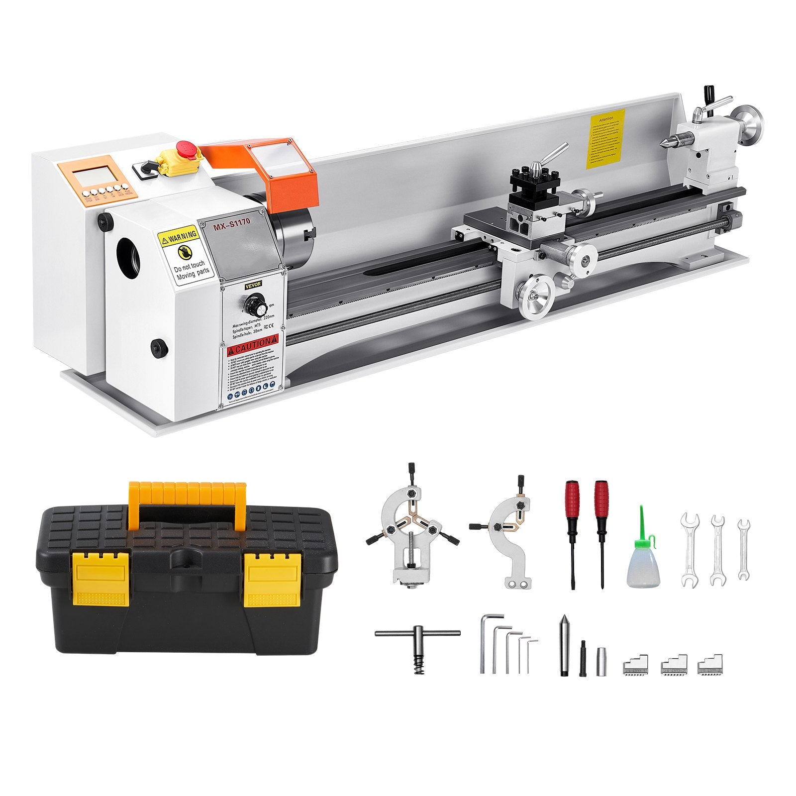 Metalo tekinimo staklės VEVOR MX-S1170, 1250 W
