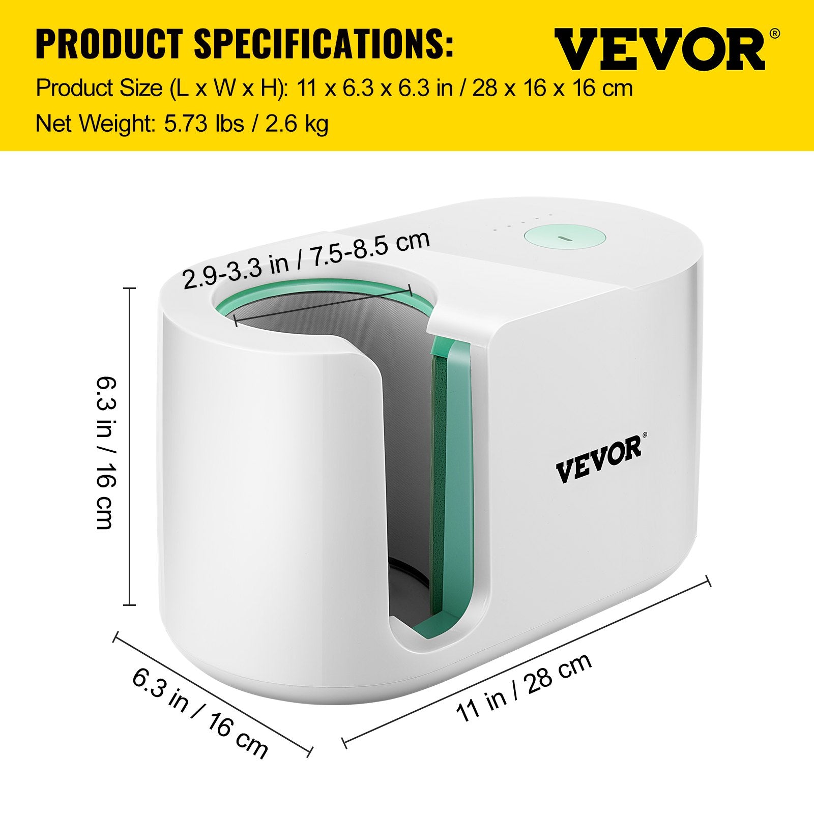 Puodelių termo presas VEVOR Pro Easy Mug Press PD150, 280W