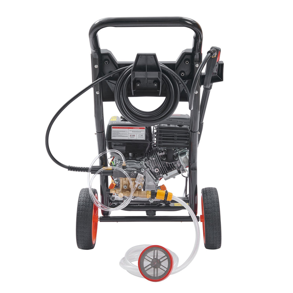 Benzininis aukšto slėgio plovimo įrenginys VEVOR BS180D-SP, 3600 PSI