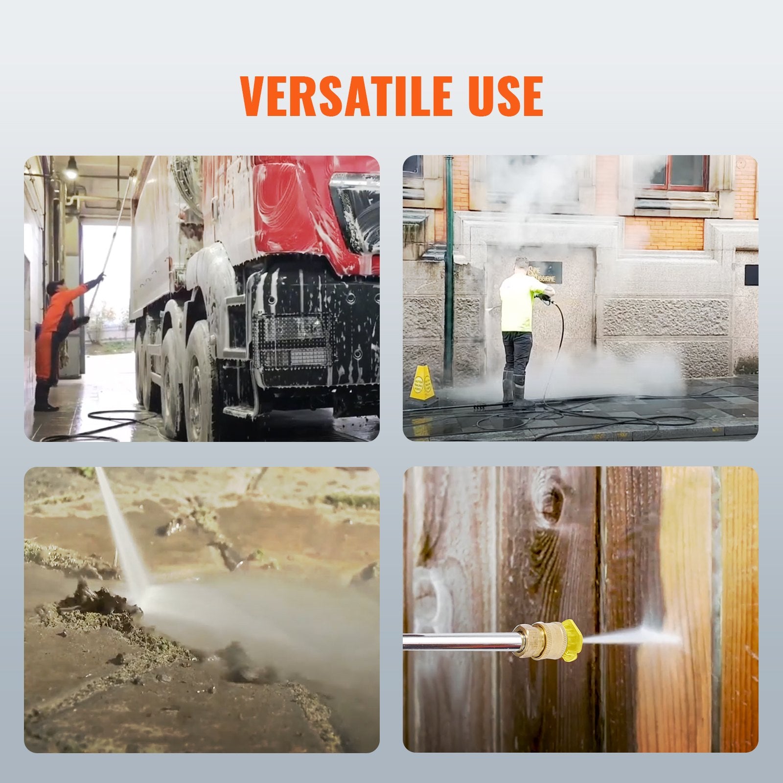 Benzininis aukšto slėgio plovimo įrenginys VEVOR BSG250A, 4400 PSI