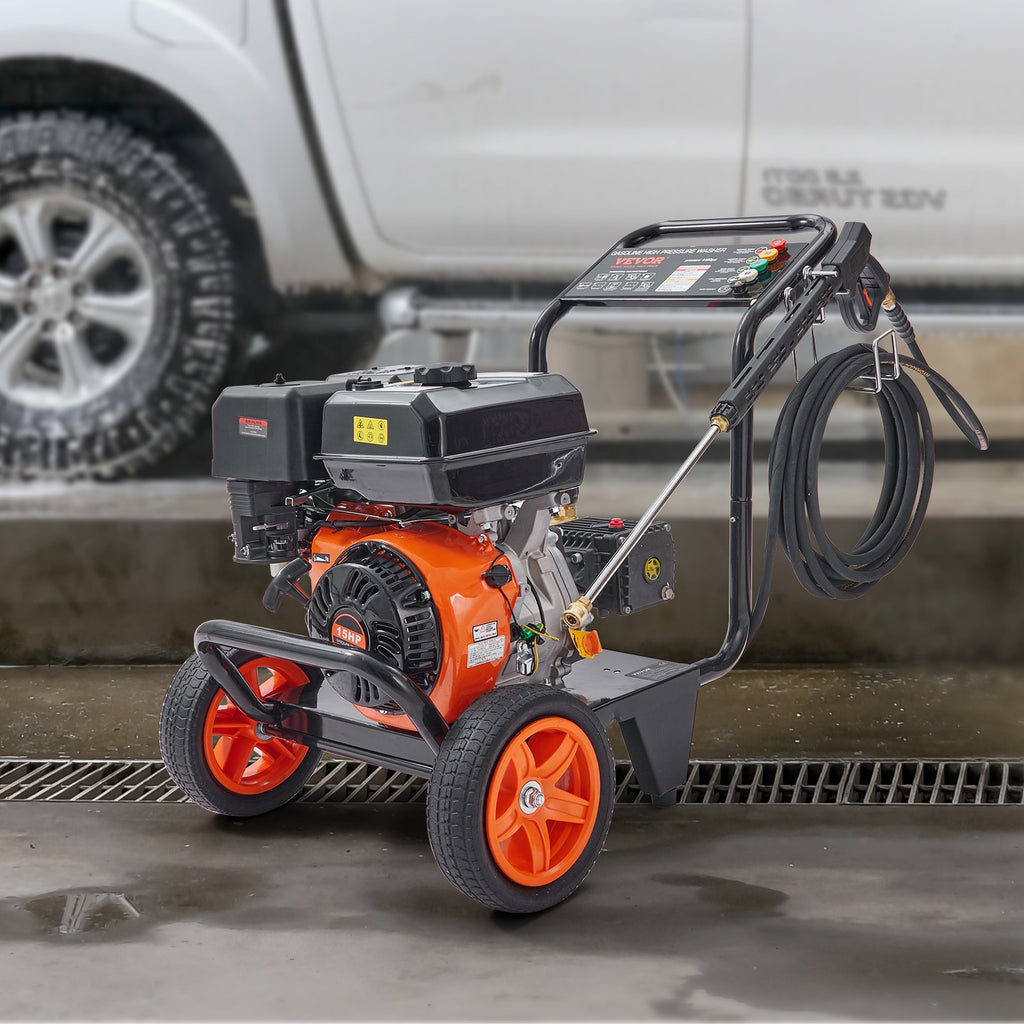 Benzininis aukšto slėgio plovimo įrenginys VEVOR BSG250A, 4400 PSI