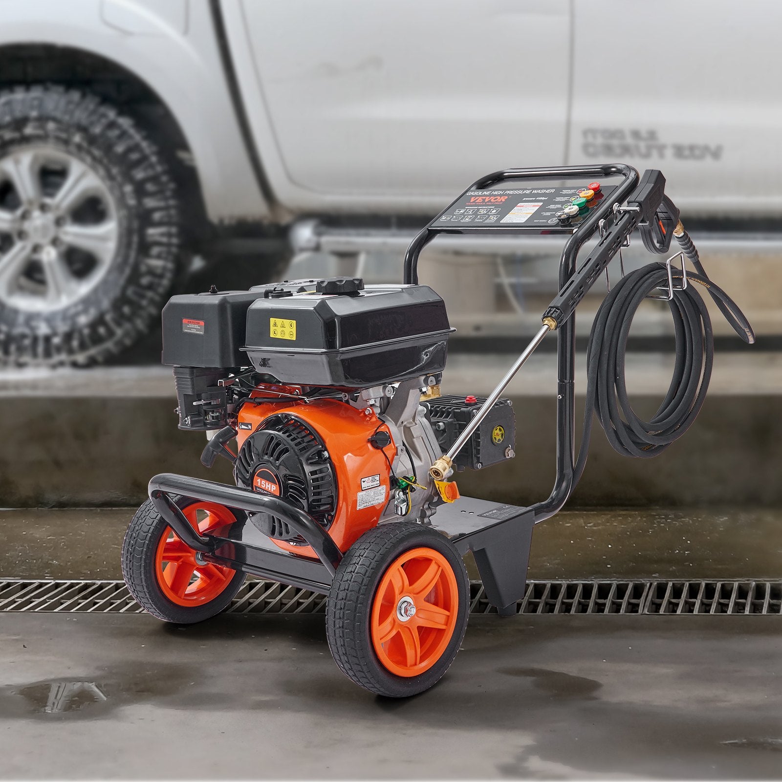 Benzininis aukšto slėgio plovimo įrenginys VEVOR BSG250A, 4400 PSI