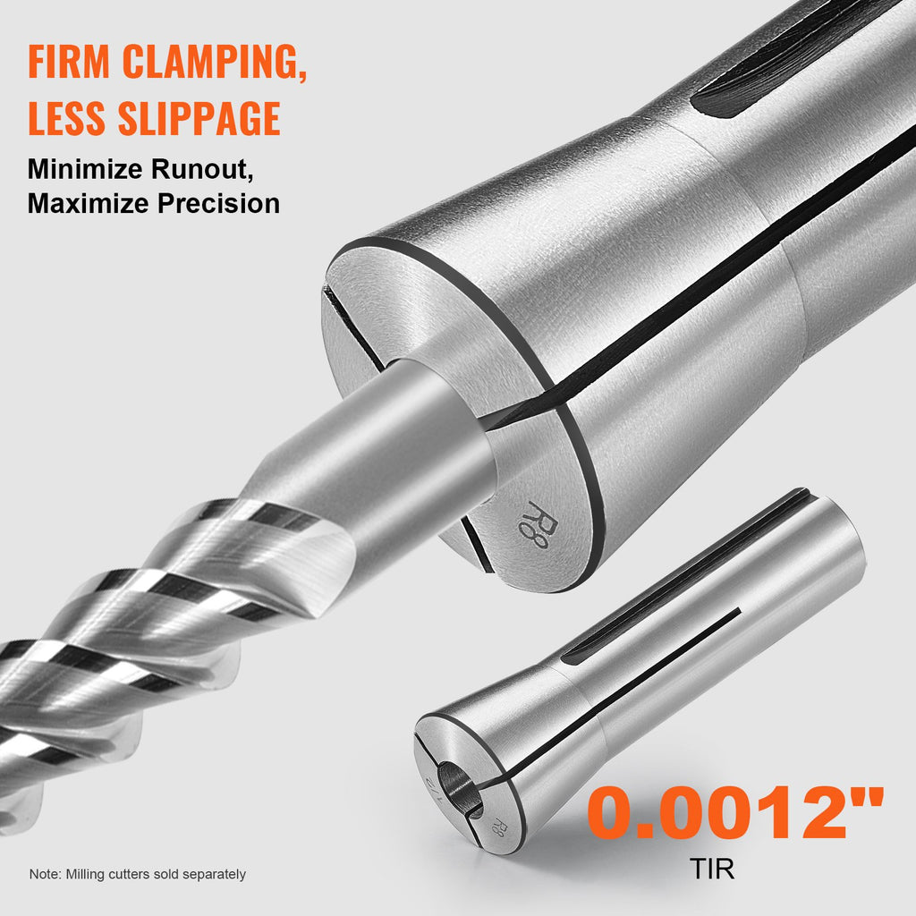 R8 įvorių rinkinys VEVOR R8JT13, 13 vnt., 1/8"–7/8"