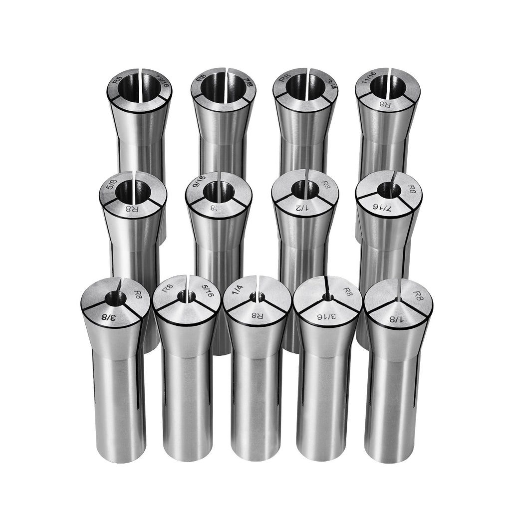 R8 įvorių rinkinys VEVOR R8JT13, 13 vnt., 1/8"–7/8"
