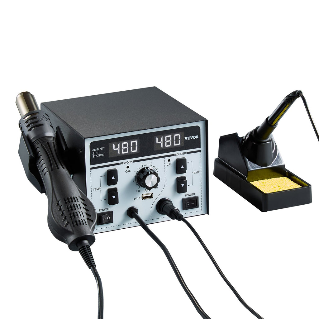Litavimo stotelė VEVOR AM877D+, 820 W