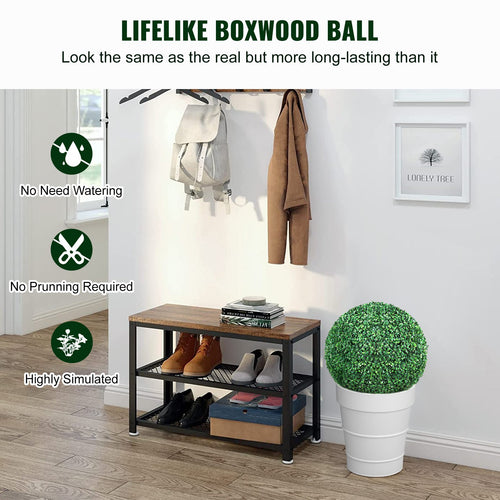 Dirbtiniai buksmedžio rutuliai VEVOR MLQ-20, 50,8 cm (2 vnt.)