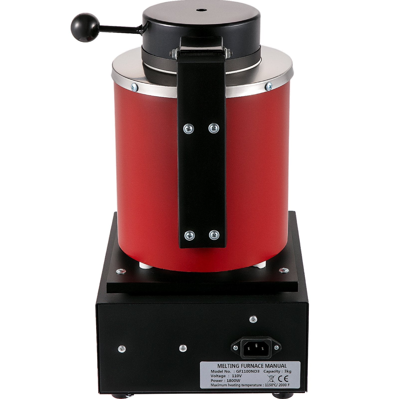 Elektrinė lydymo krosnis VEVOR GF1100ND3, 3 kg, 1350 W