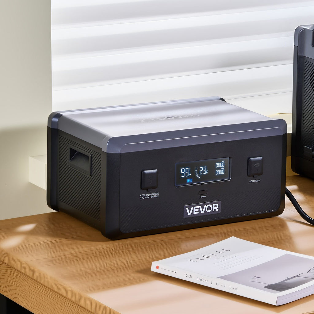 Papildomas akumuliatorius nešiojamai įkrovimo stotelei VEVOR Q2400BP, 2160Wh