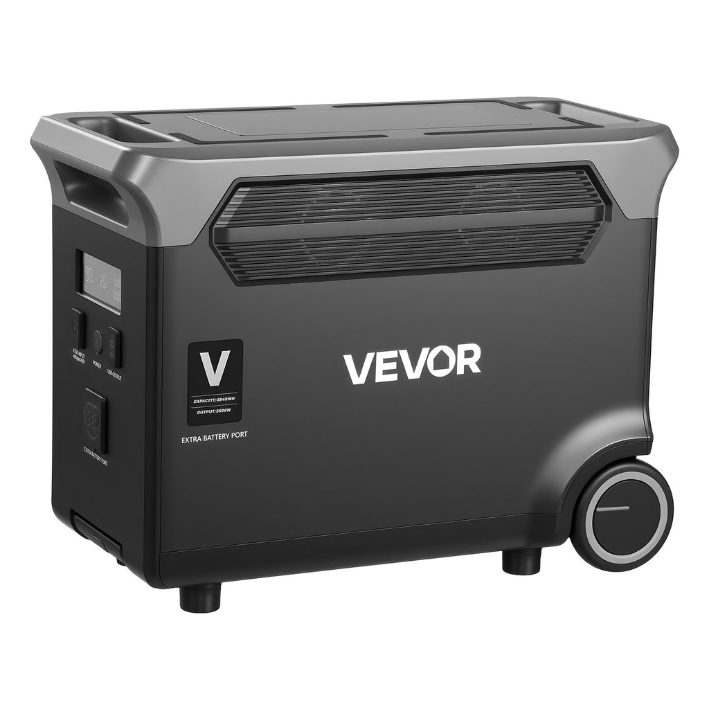 Papildomas akumuliatorius nešiojamai įkrovimo stotelei VEVOR QX3600, 3840Wh