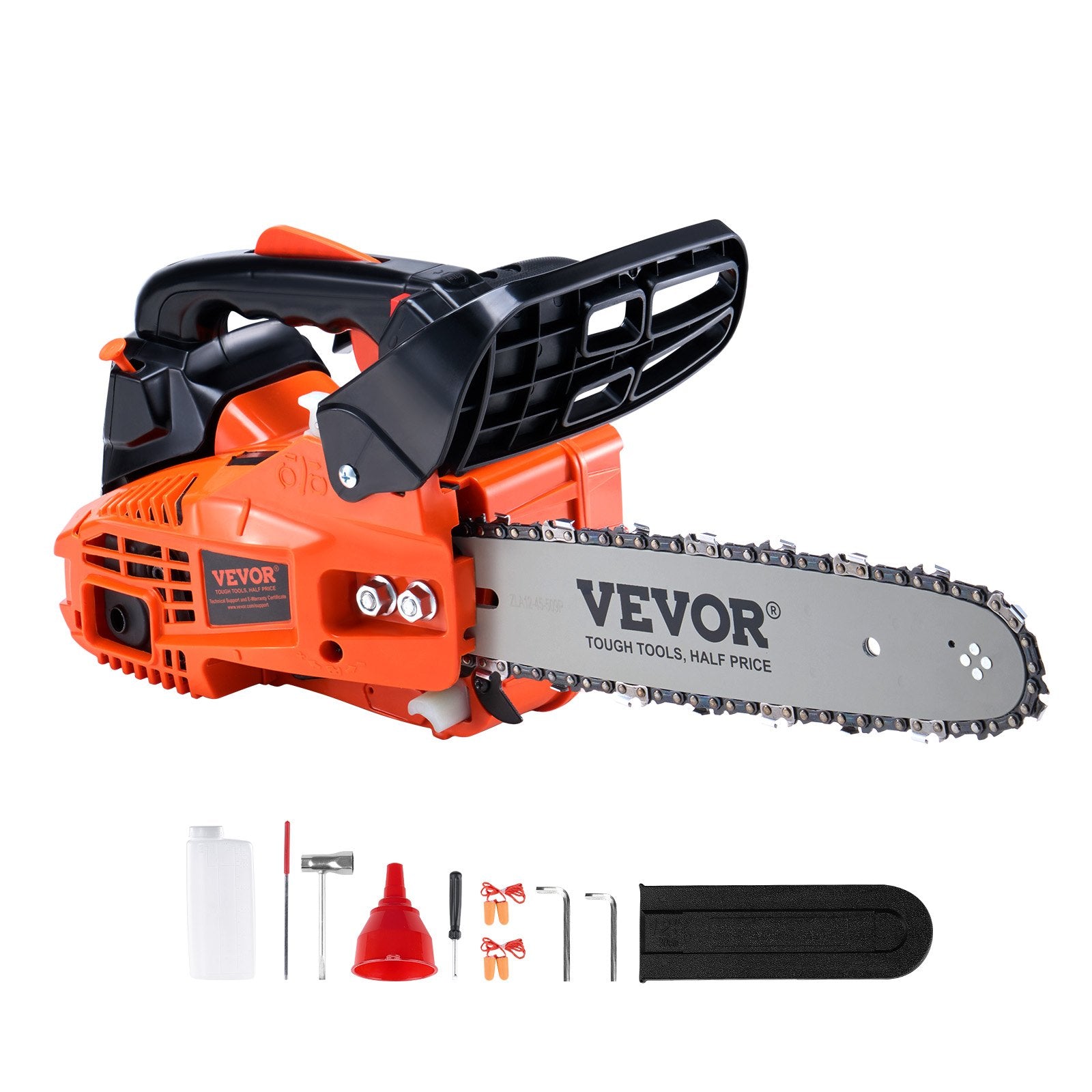 Benzininis grandininis pjūklas VEVOR CN-25, 25,4 cm³