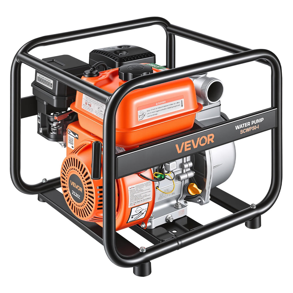Benzininis vandens siurblys VEVOR SCWP50-Ⅰ, 6,5 AG