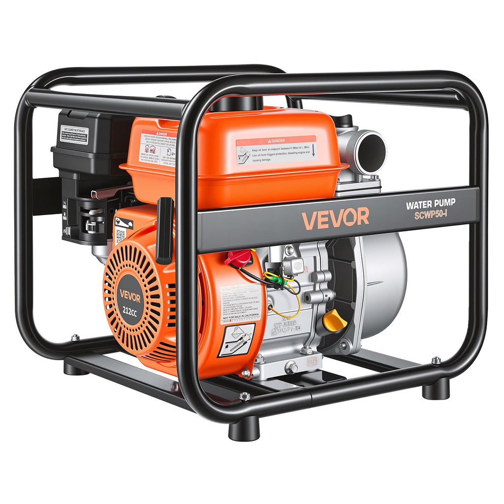 Benzininis vandens siurblys VEVOR SCWP50-Ⅰ, 6,5 AG