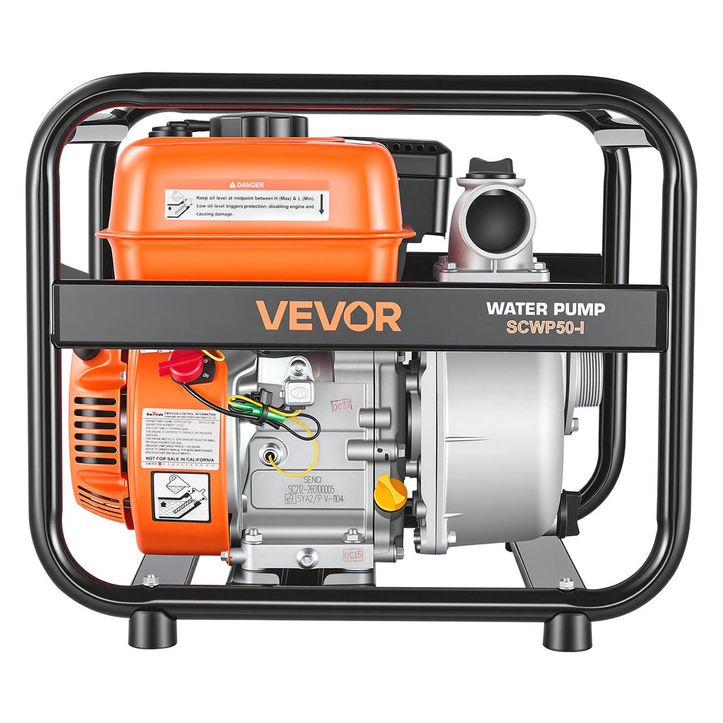 Benzininis vandens siurblys VEVOR SCWP50-Ⅰ, 6,5 AG
