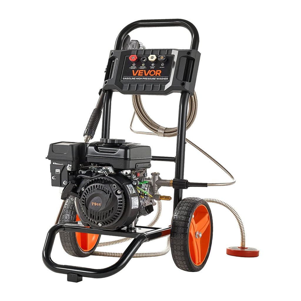 Benzininis aukšto slėgio plovimo įrenginys VEVOR 2500D-SP, 2900 PSI