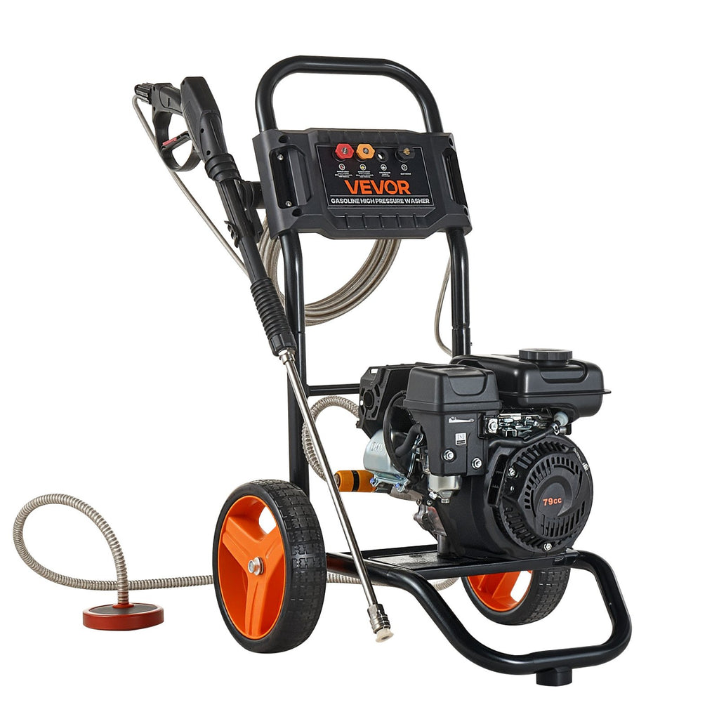 Benzininis aukšto slėgio plovimo įrenginys VEVOR 2500D-SP, 2900 PSI