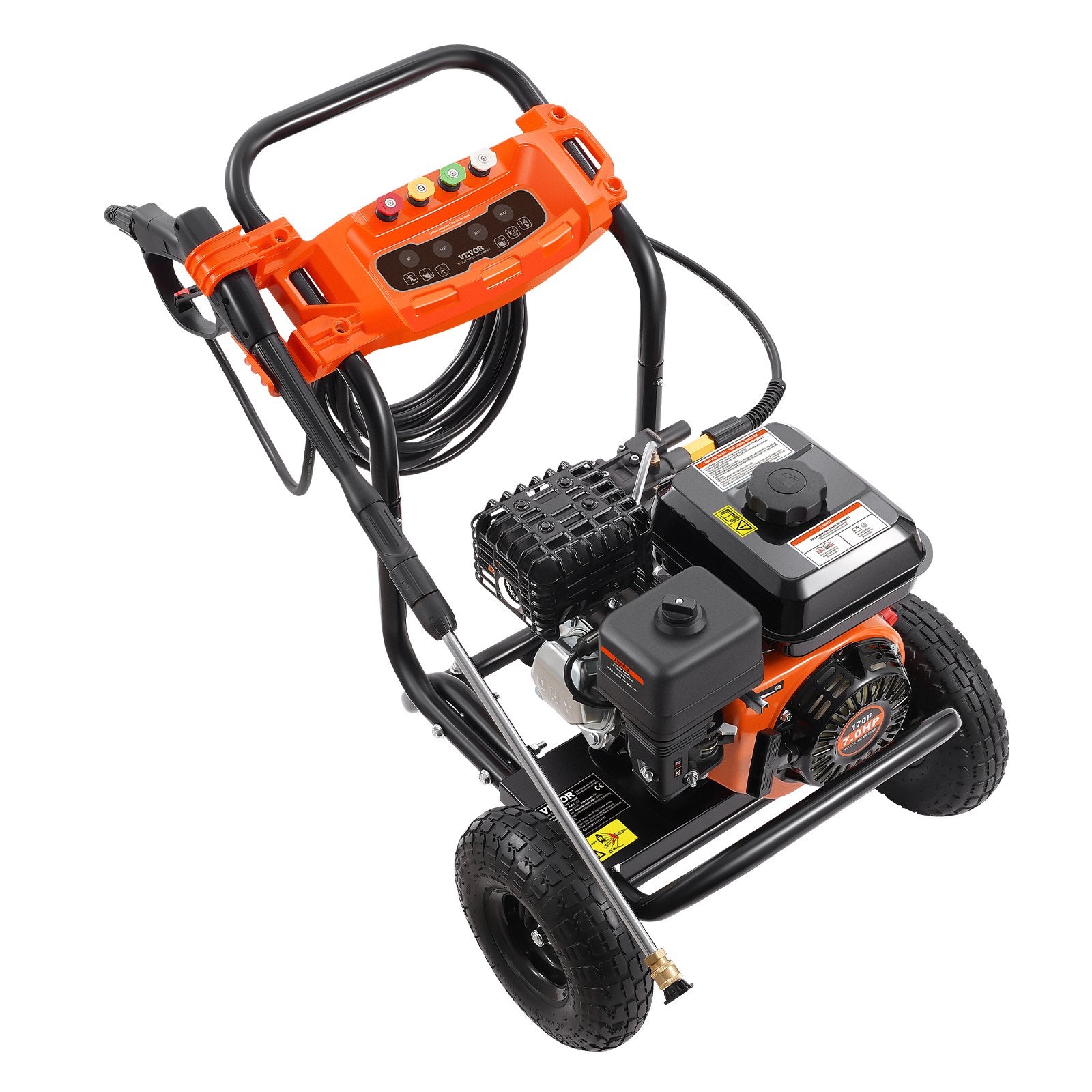 Benzininis aukšto slėgio plovimo įrenginys VEVOR 170B, 3500 PSI