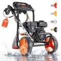 Benzininis aukšto slėgio plovimo įrenginys VEVOR 2500BP, 2900 PSI