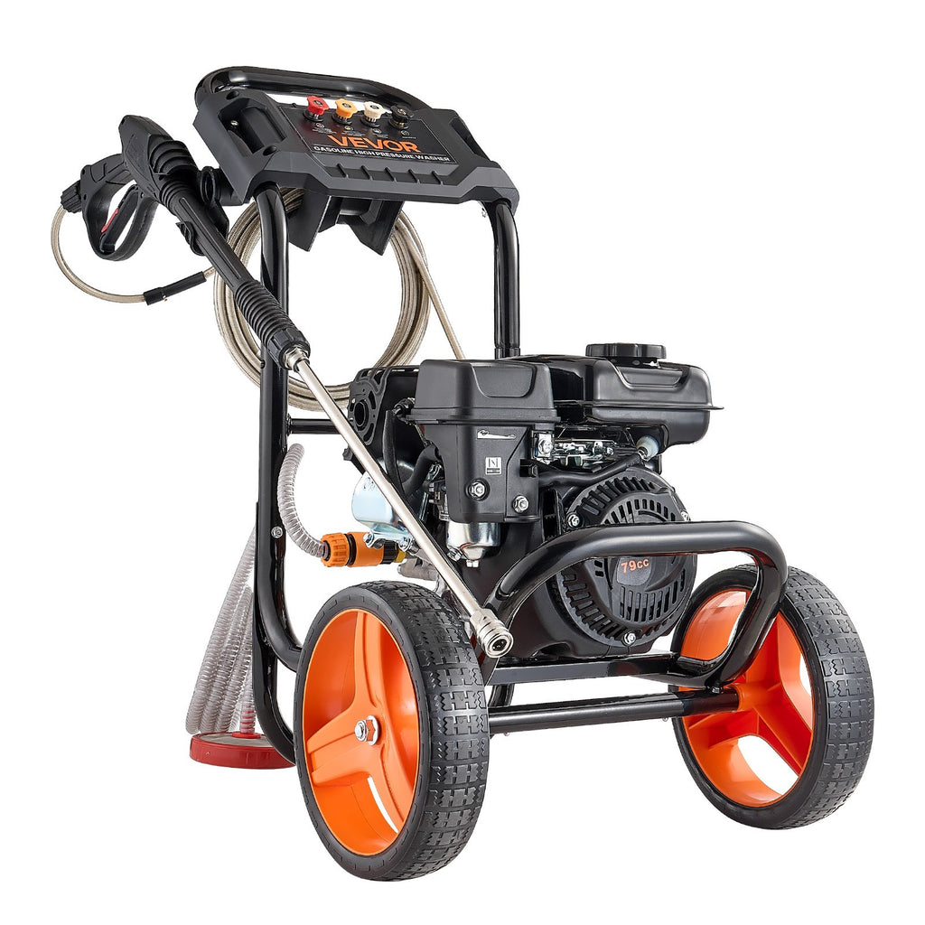 Benzininis aukšto slėgio plovimo įrenginys VEVOR 2500BP, 2900 PSI