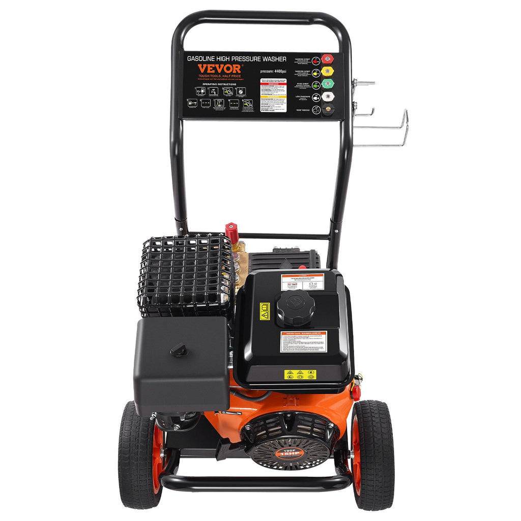 Benzininis aukšto slėgio plovimo įrenginys VEVOR G250A, 4400 PSI