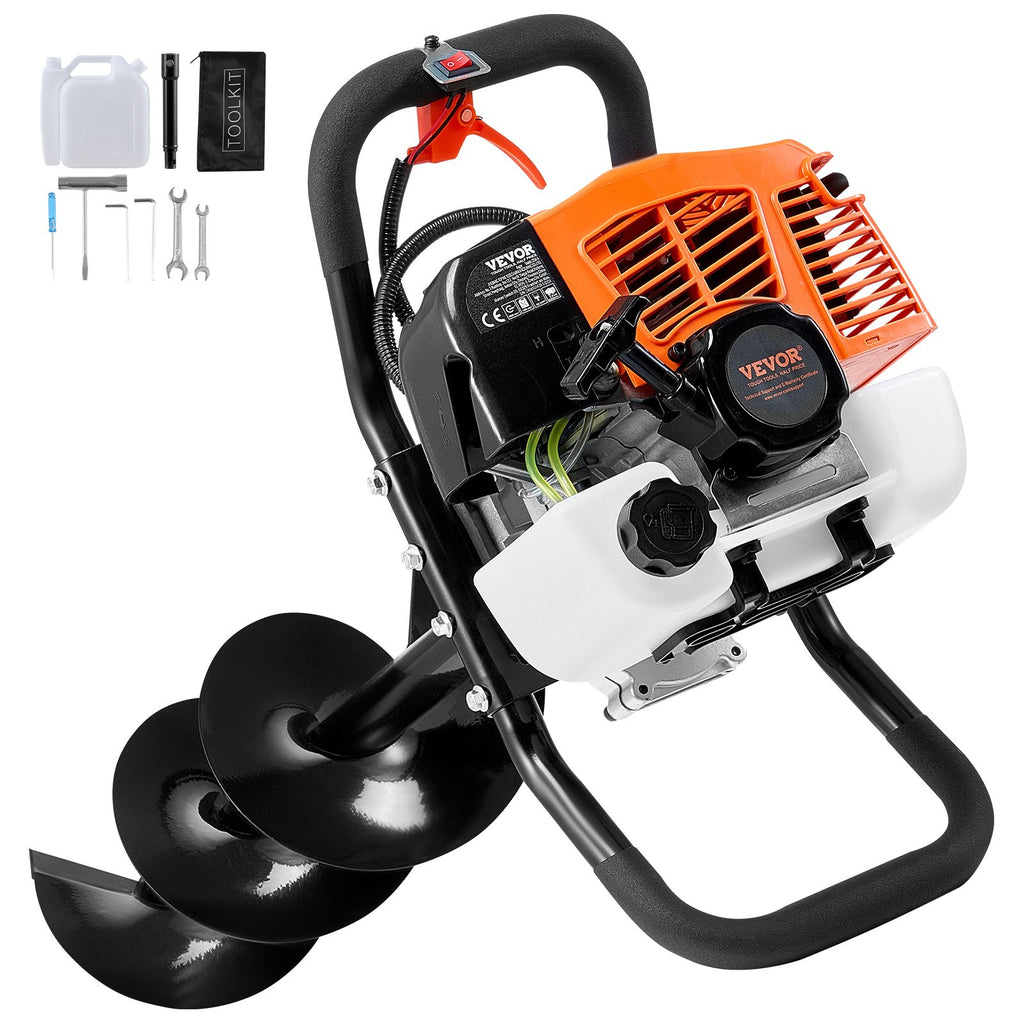 Benzininis žemės grąžtas VEVOR D58-A, 2400 W