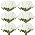 Dirbtinės gėlės VEVOR JNR-WHITE-120, 120 vnt.