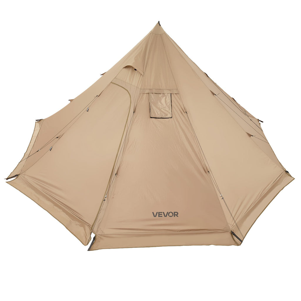 Keturvietė žieminė palapinė (tipis) VEVOR YT-02, su anga kaminui