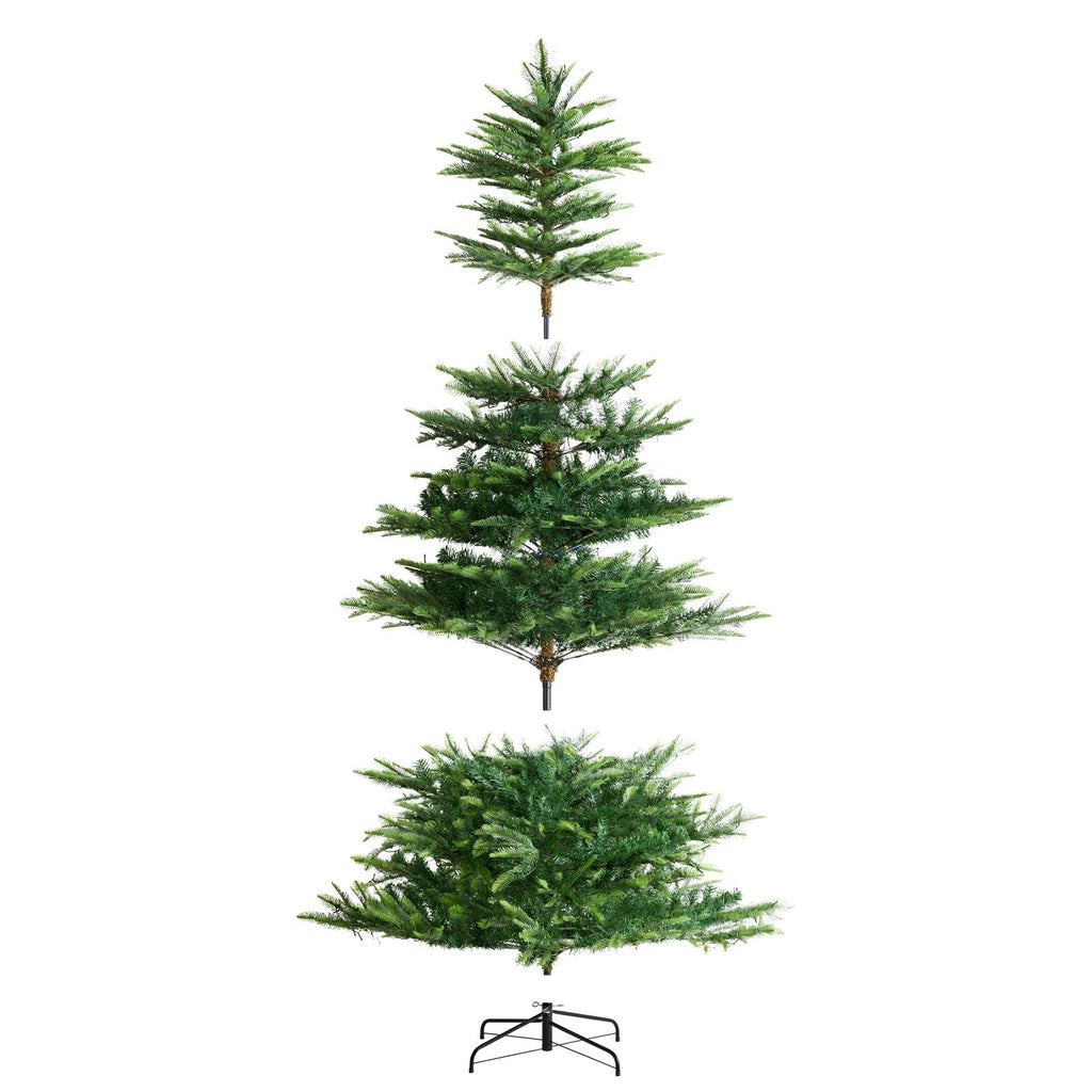Dirbtinė Kalėdų eglutė VEVOR SX-6066C-6.5ft-NA, 198 cm aukščio