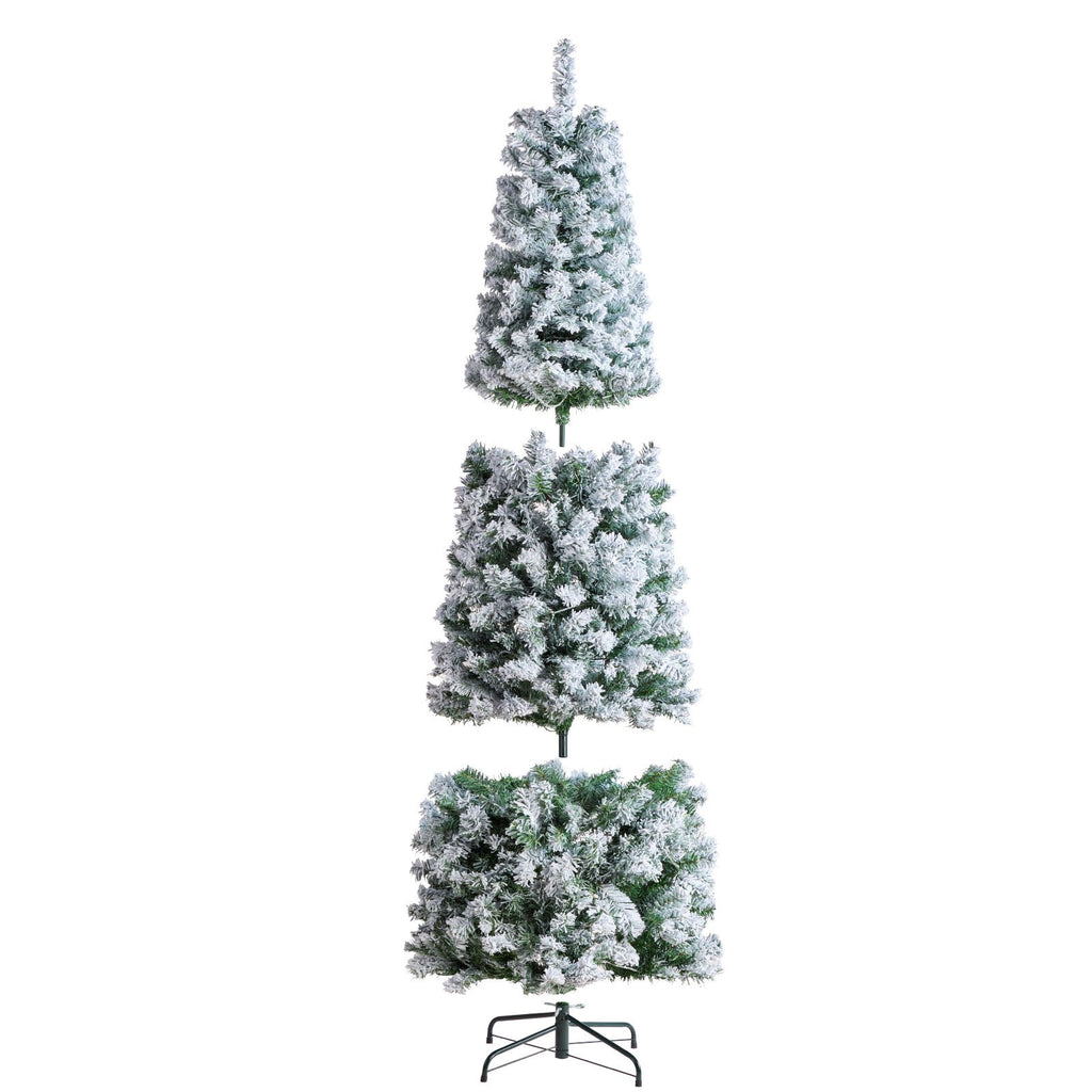 Dirbtinė kalėdinė eglutė VEVOR SX-2886S-6.5ft-NA, 198 cm aukščio