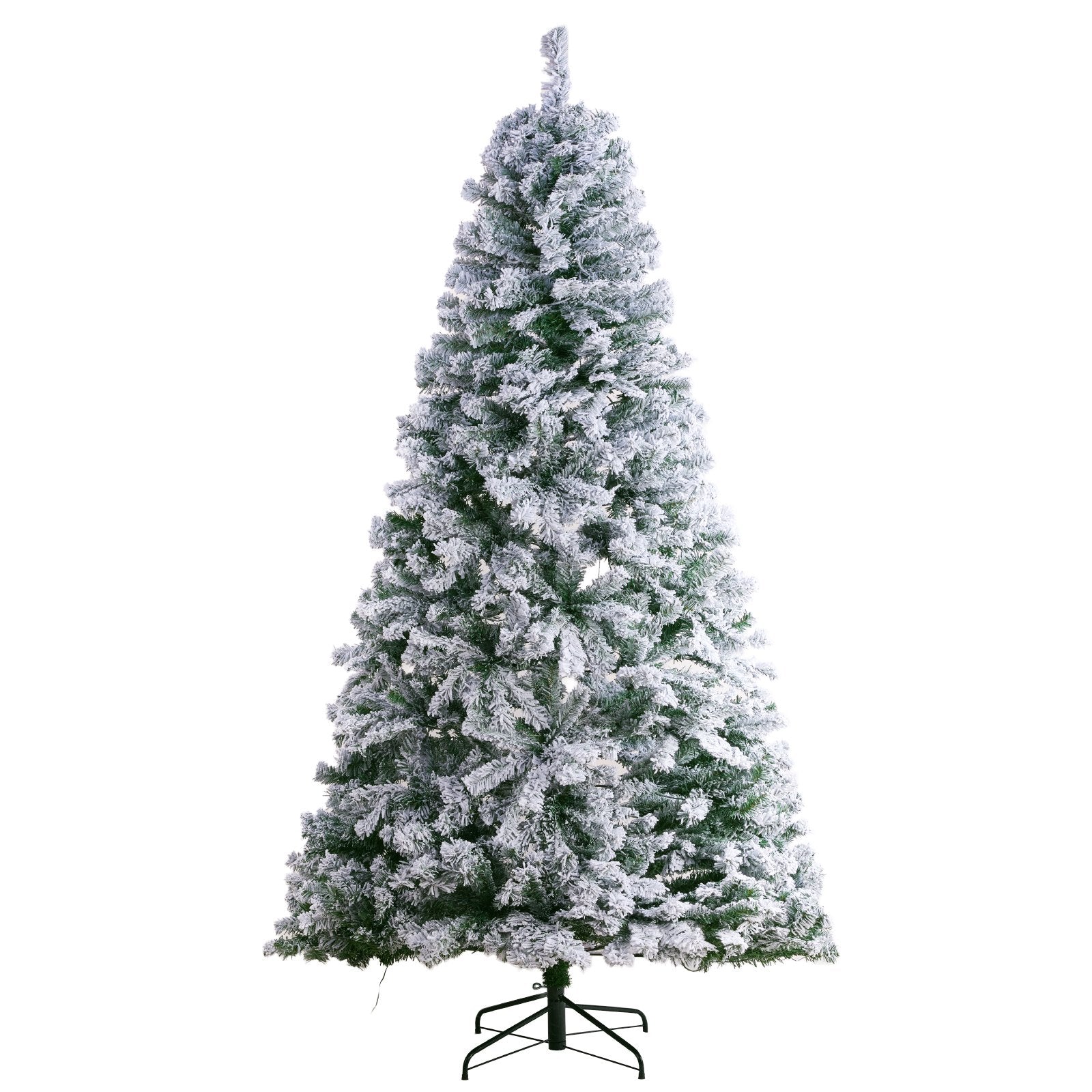 Dirbtinė Kalėdų eglė VEVOR SX-2886S-7.5ft-NA, 228 cm aukščio su LED apšvietimu