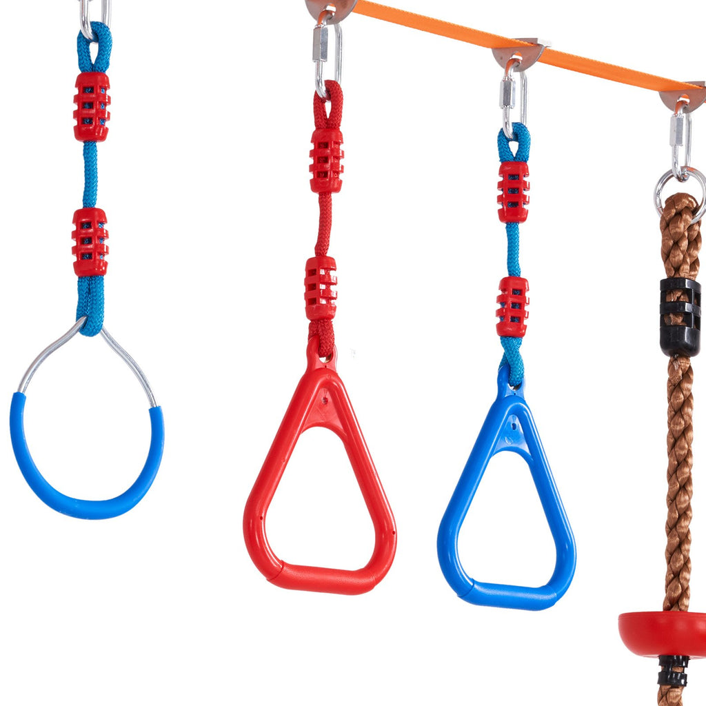 Kliūčių ruožas vaikams VEVOR PR-014-60, 18,29 m