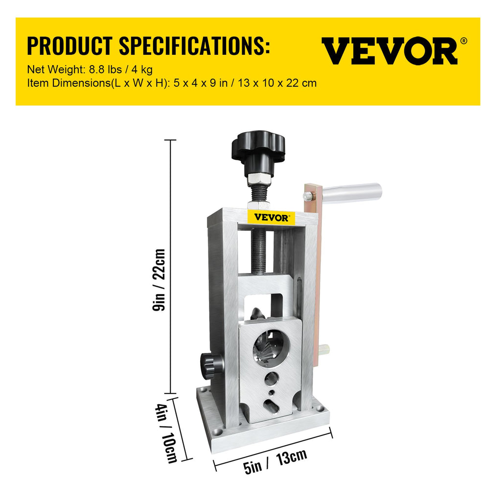 Laidų izoliacijos nuėmimo staklės VEVOR Drill Wire Stripper 1, 1,5–40 mm