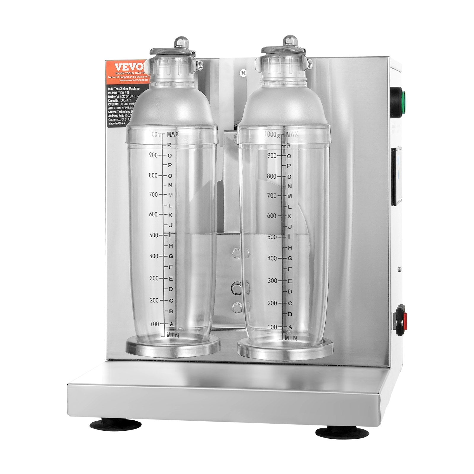 Elektrinis pieno arbatos plaktuvas VEVOR LJY120-2-1L, 120 W