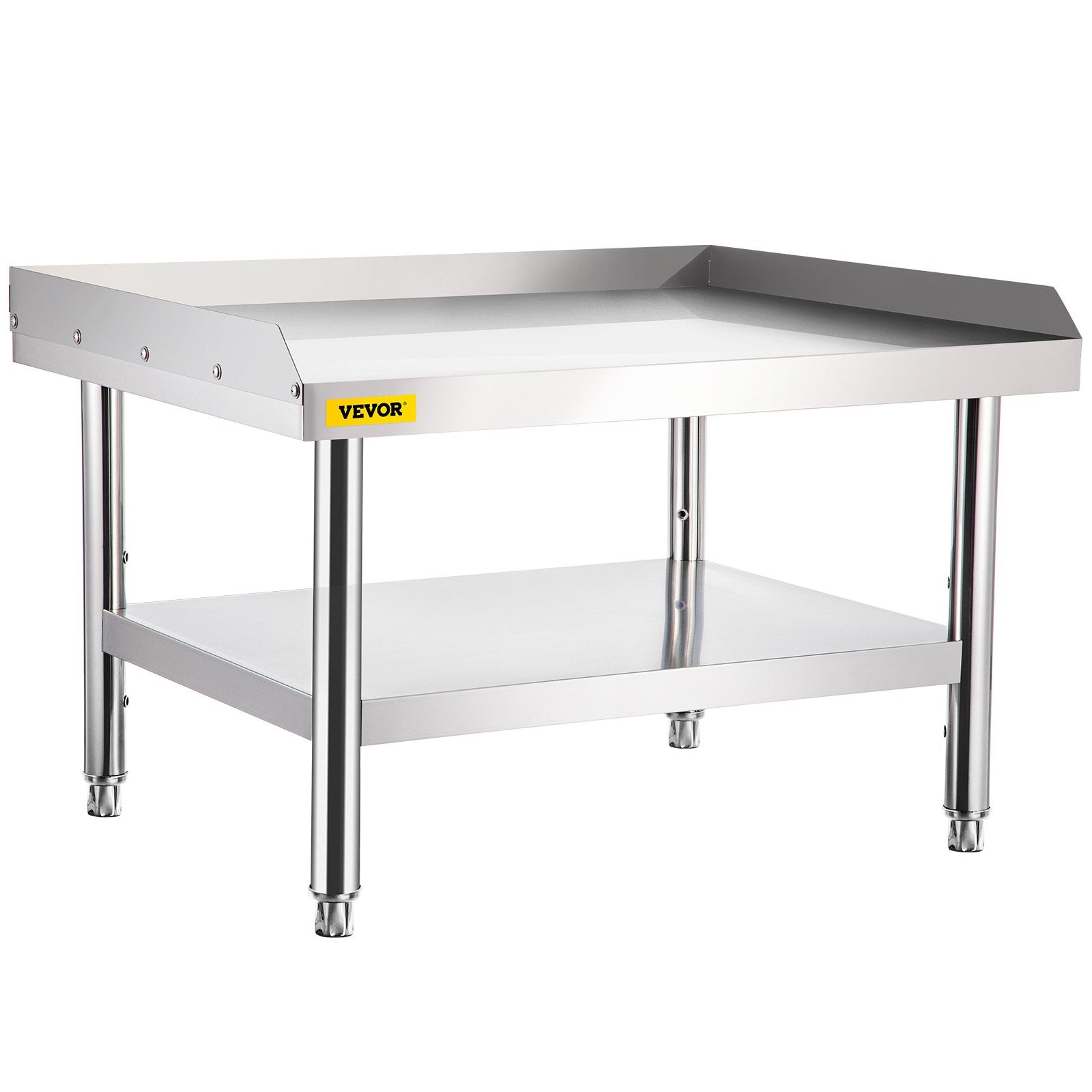 Nerūdijančio plieno stalas įrangai VEVOR VV-ES-SS-4830, 122 x 76 cm
