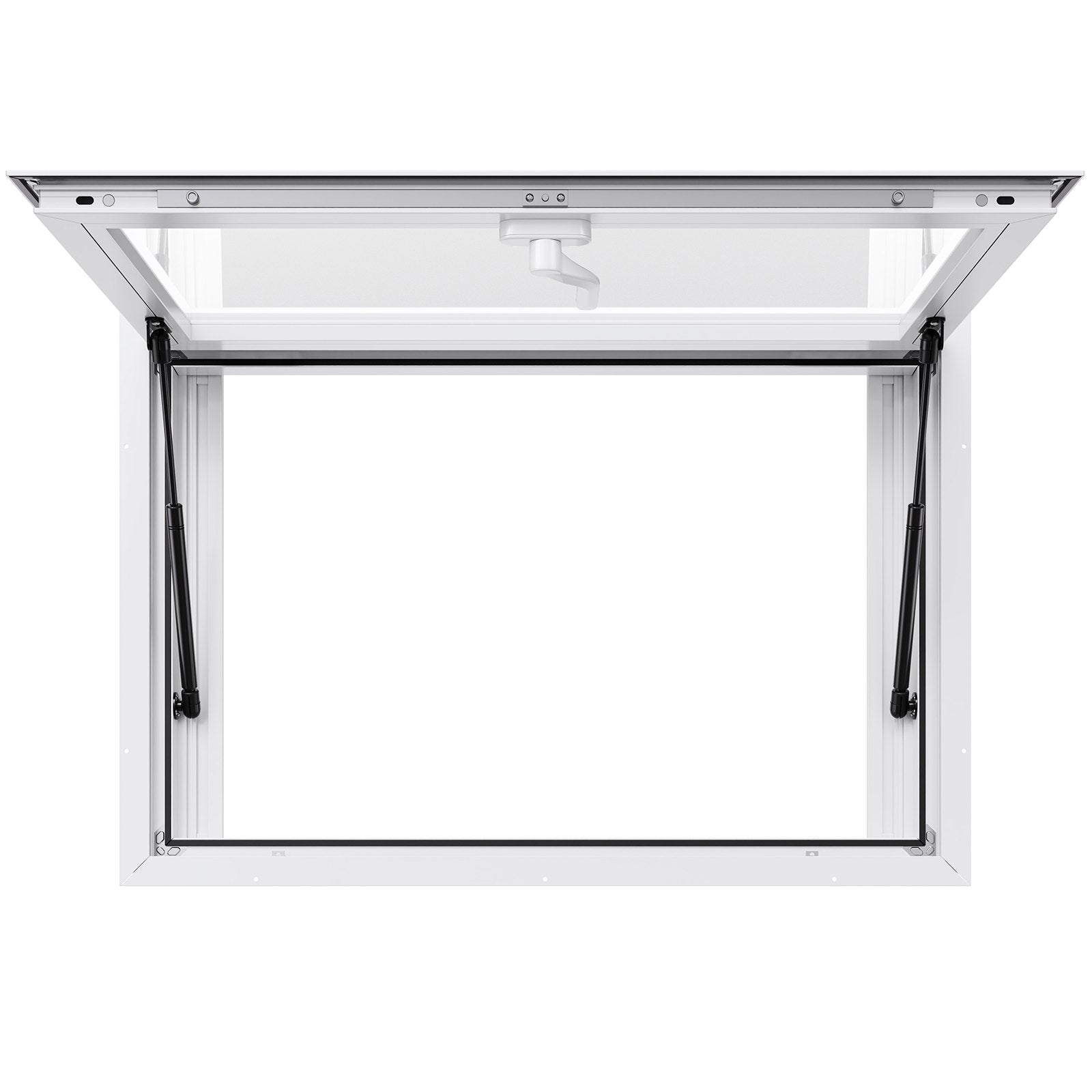 Prekybinis langas maisto vagonėliams VEVOR DPYKLSCFWCK, 92x61 cm