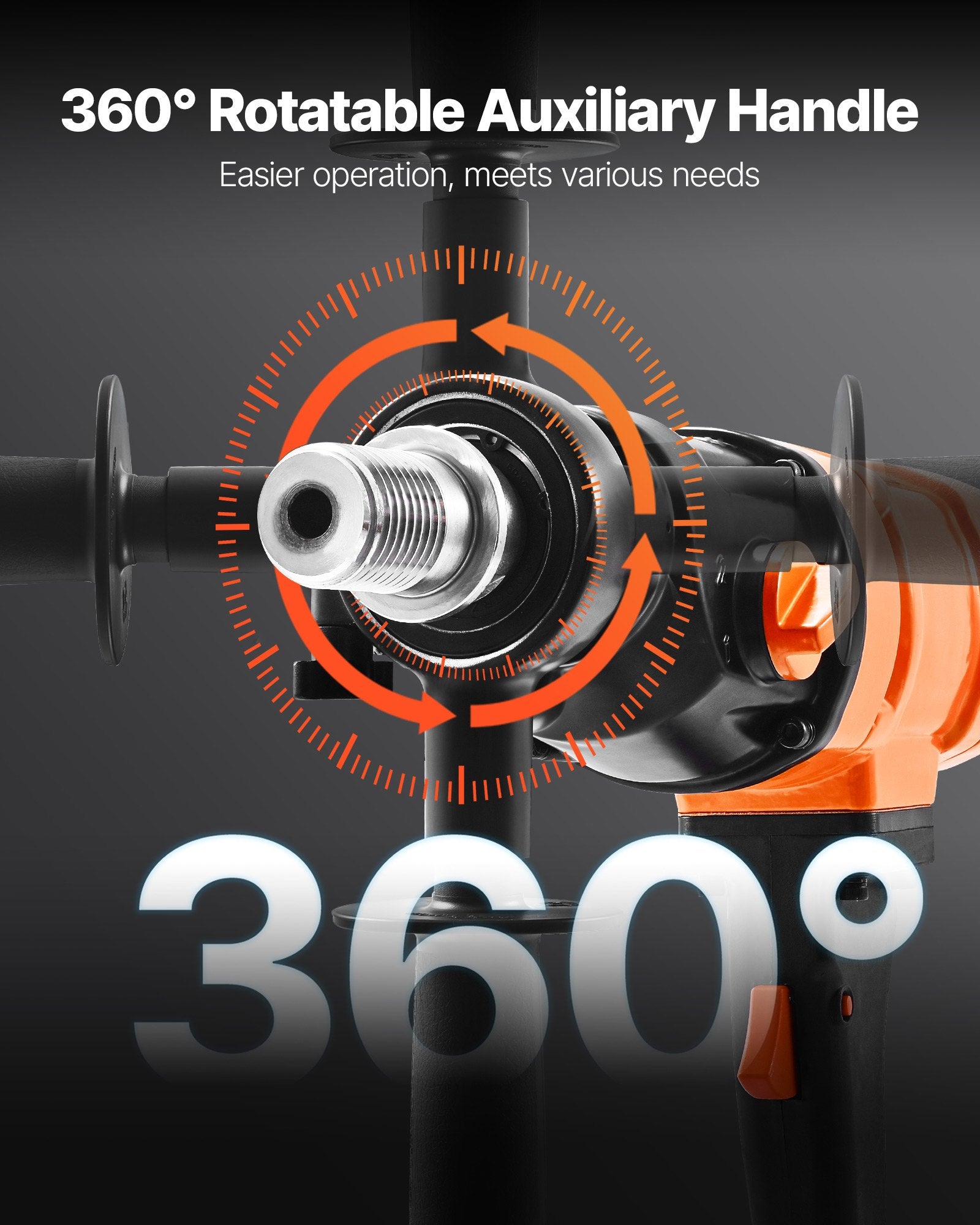 Deimantinio gręžimo mašina VEVOR Z1Z-CF02-80S, 1500W