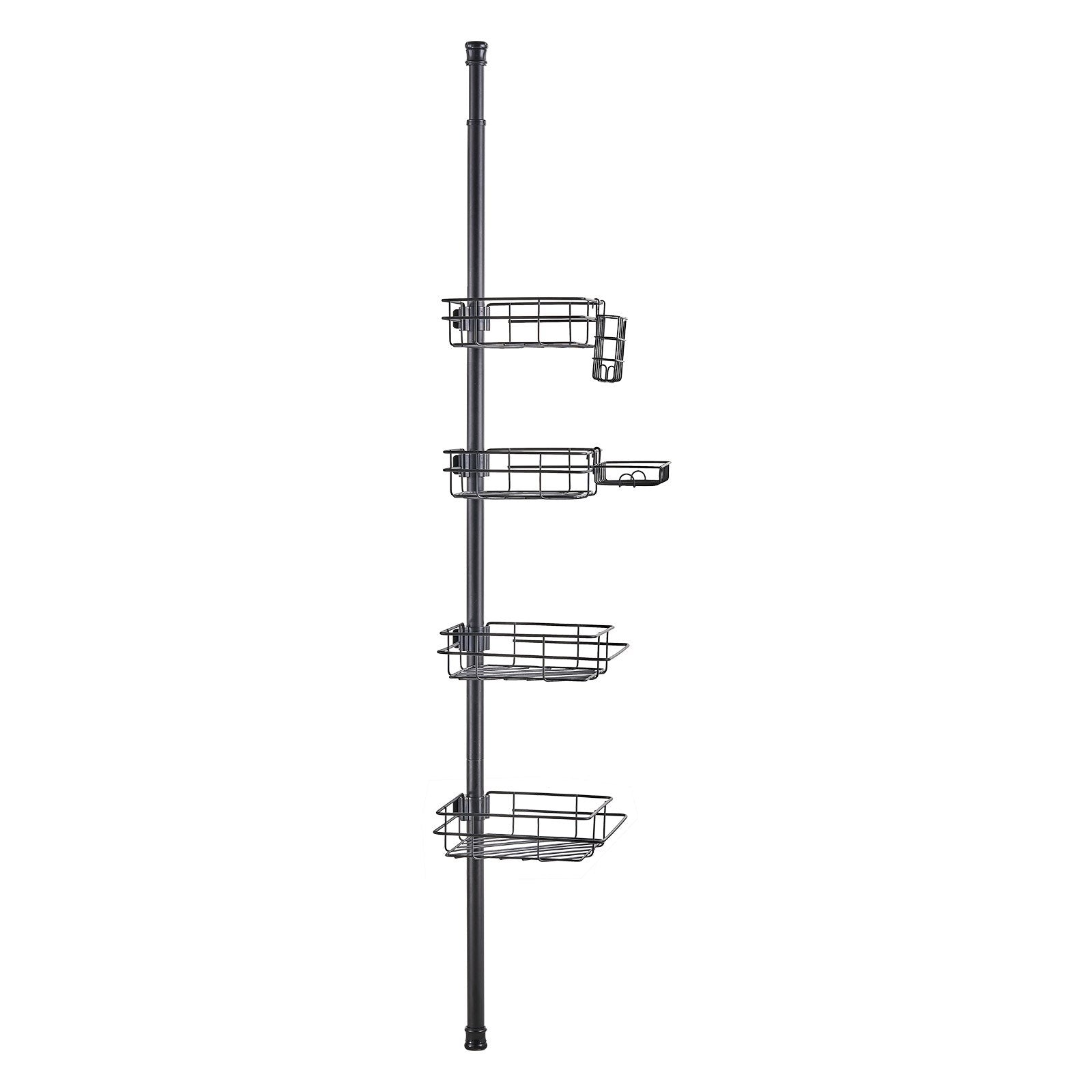 Teleskopinė dušo lentyna VEVOR WK320018, 107–290 cm