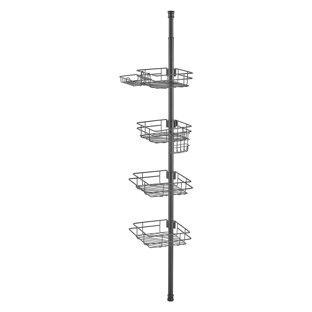 Teleskopinė dušo lentyna VEVOR WK320018, 107–290 cm