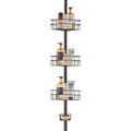 Teleskopinė dušo lentyna VEVOR WK320016-1, 100–317 cm