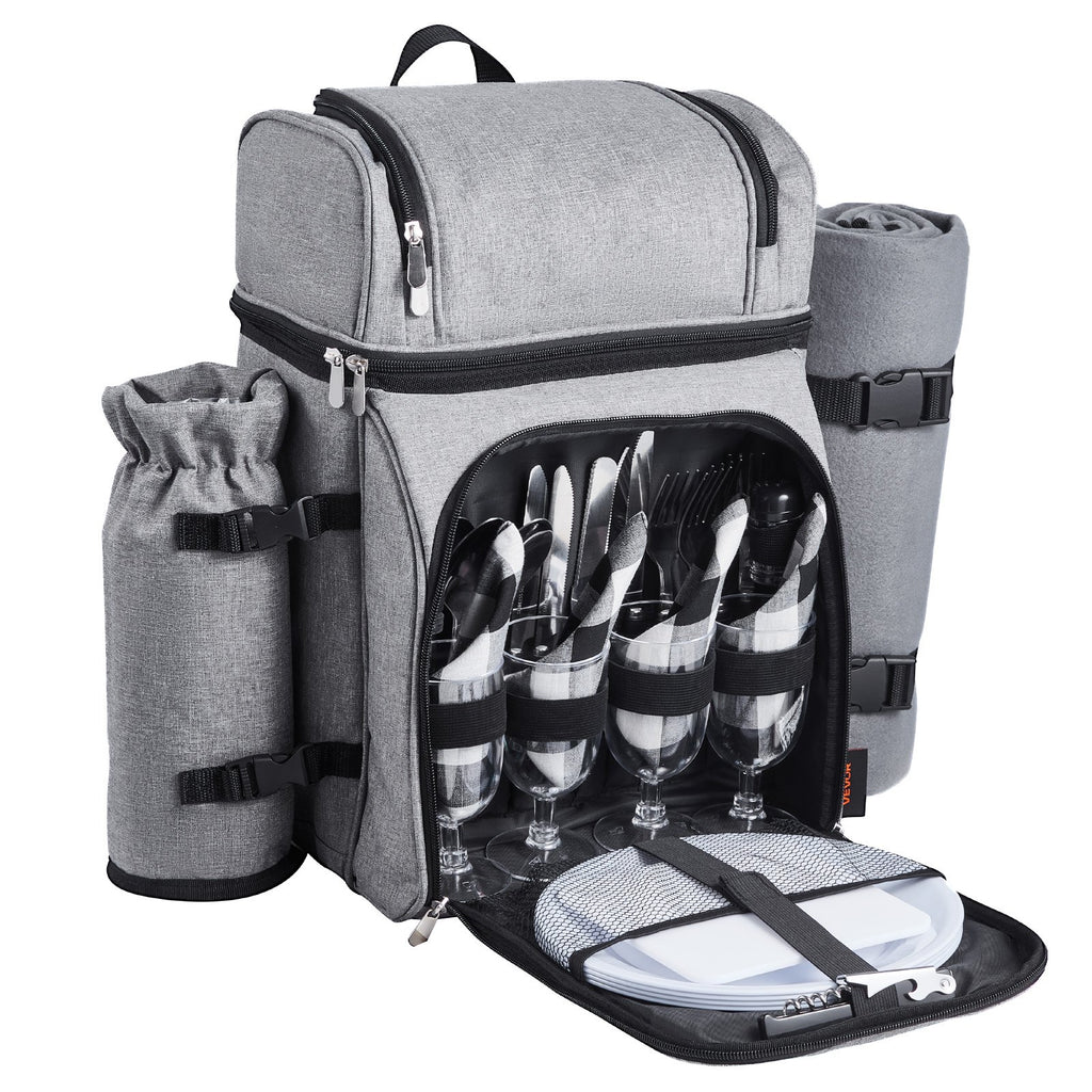 Pikniko kuprinė VEVOR TWPB-36115A2, 4 asmenims