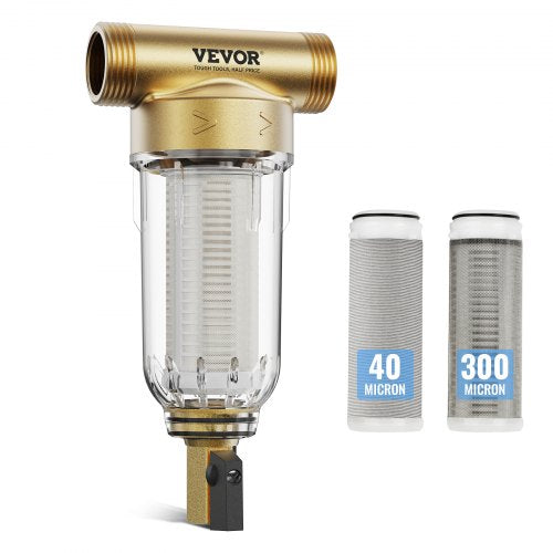 Vandens nuosėdų filtras VEVOR BSK-T1-Z1-G, 40 mikronų