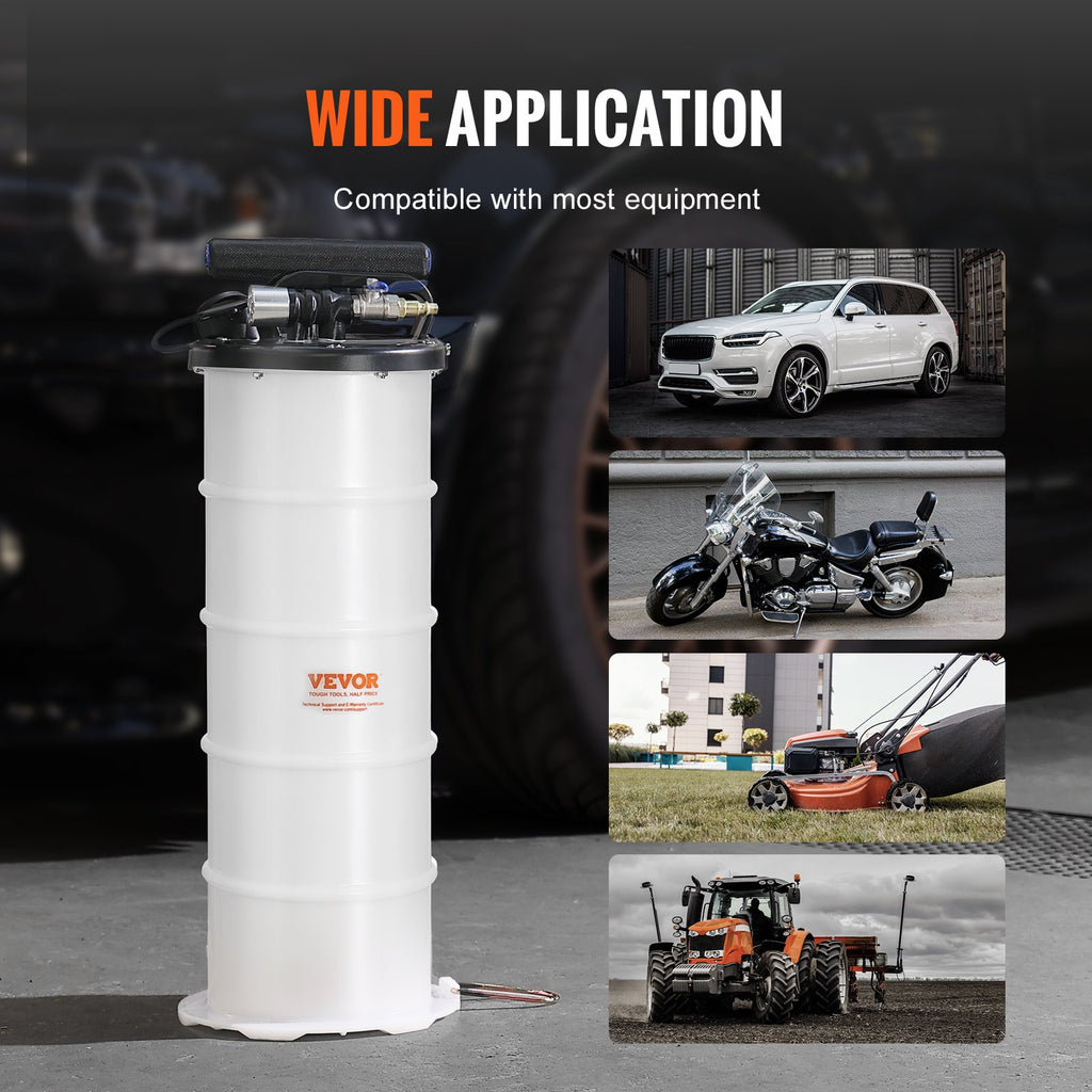 Skysčių išsiurbimo siurblys VEVOR YS-088, 6,5 l