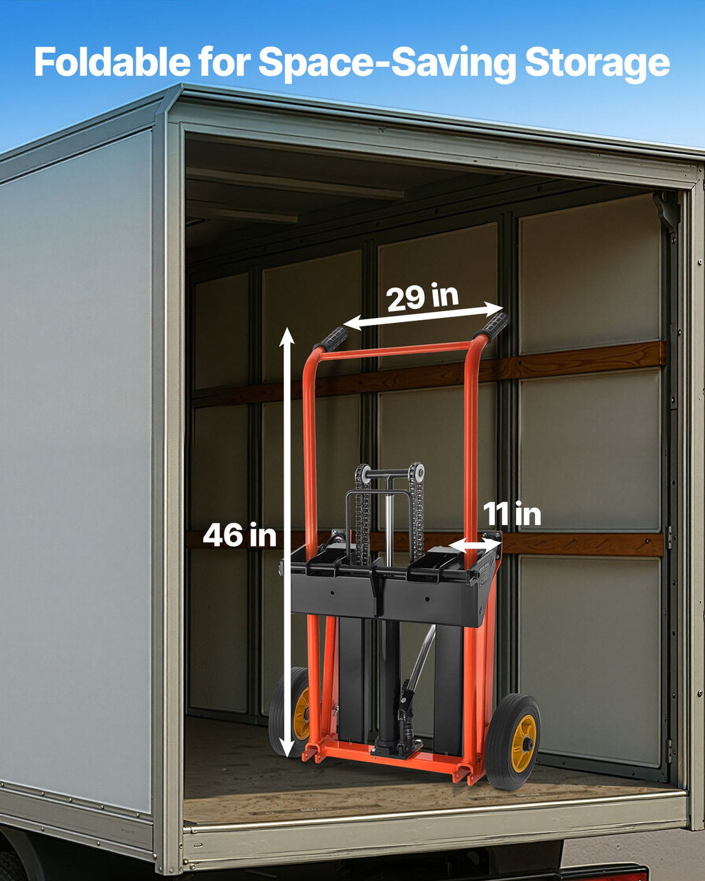 Hidraulinis krovinių keltuvas VEVOR scddc900, 205 kg