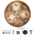 Handpan būgnas VEVOR Golden-12, 12 natų, D Minor