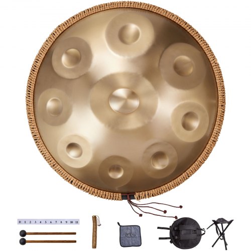 Handpan būgnas VEVOR Golden-9, 56 cm