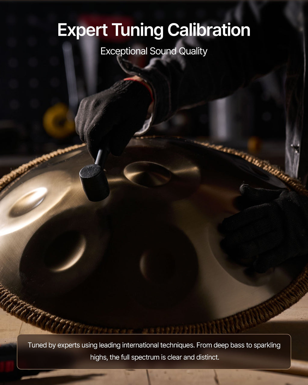 Handpan būgnas VEVOR Golden-9, 56 cm