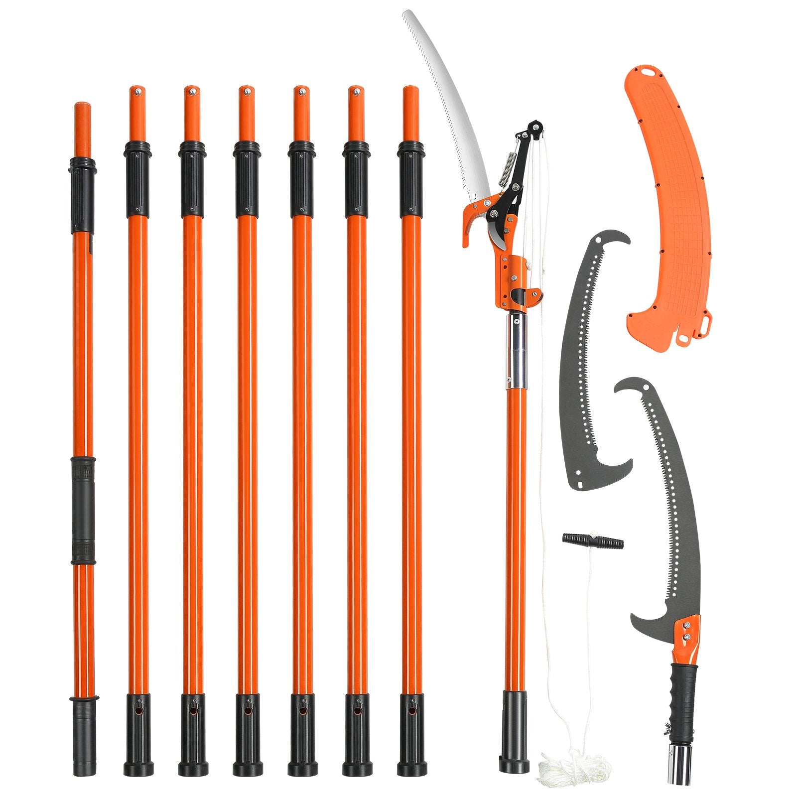 Teleskopinis genėtuvas VEVOR GZJDJZ-8m8, 2,2–8,2 m